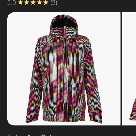 Burton Jackets Coats Medium Womens Burton Radar Dry Ride Jacket Poshmark